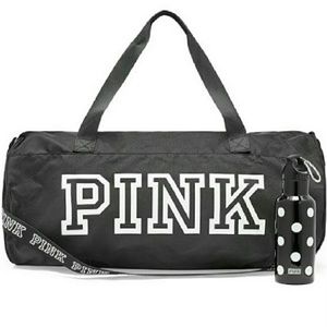 PINK VS 💕 Duffle Bag & Water Bottle
